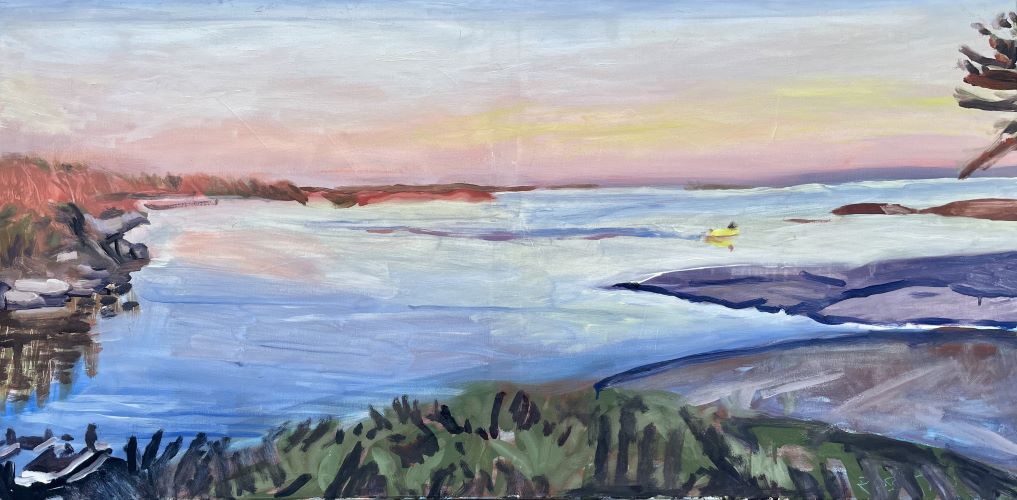 skoggard, ross,yellow speedboat